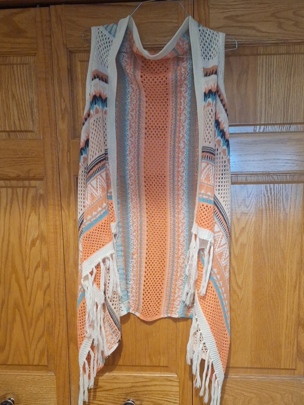 Aztec/Southwestern Print Shawl - Size Med/Lrg
